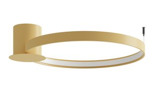 Miniaturka 11 - Nowoczesna jadalnia z designerską lampą LED, elegancka aranżacja