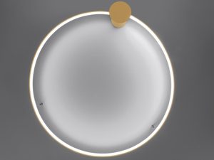 Miniaturka 18 - Lampa sufitowa LED z białym pierścieniem, minimalistyczny styl