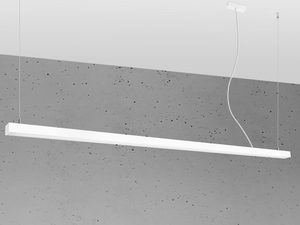 Miniaturka 27 - Lampa LED podwieszana w jasnym wnętrzu z betonem