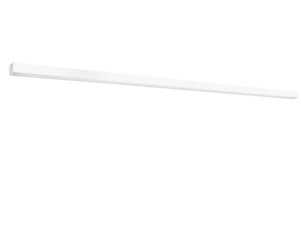 Smukła listwa świetlna LED z białym wykończeniem
