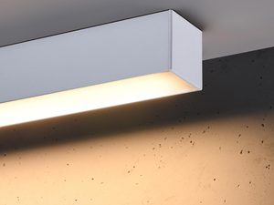 Miniaturka 4 - Lampa sufitowa w białym kolorze z ciepłym światłem