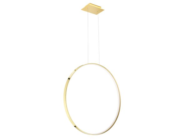 Nowoczesna okrągła lampa LED do jadalni