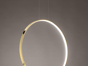 Miniaturka 2 - Złoty Aluminiowy żyrandol