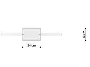 Miniaturka 33 - Przekrój techniczny oświetlenia LED z aluminiową ramą
