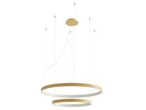Miniaturka 26 - Nowoczesna złota lampa wisząca