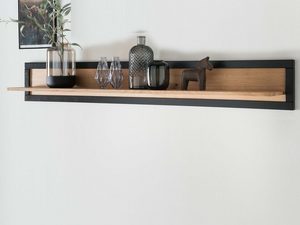 Miniaturka 1 - Półka Wisząca Opus II Dekoracyjny i Praktyczny Akcent Litego Dębu