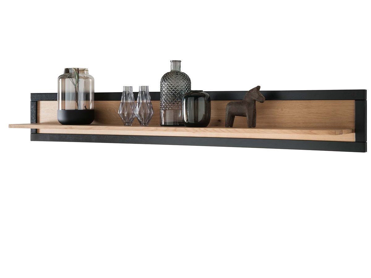 Półka Wisząca Opus II Dekoracyjny i Praktyczny Akcent Litego Dębu