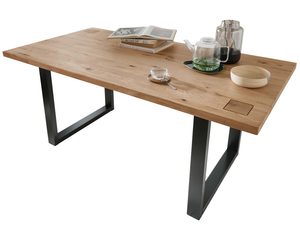 Miniaturka 2 - Stół dębowy z dekoracjami i książkami na naturalnym blacie