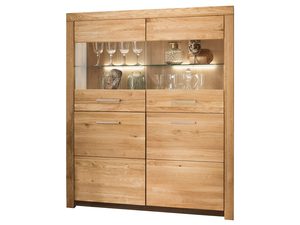 Miniaturka 1 - Elegancja i Styl Kredens Solis I z Naturalnego Dębu dla Twojej Jadalni