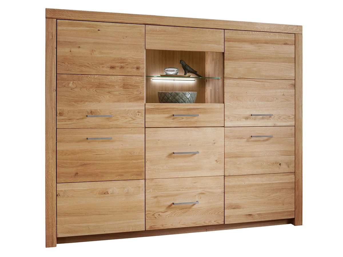 Kredens Solis III Przestrzeń i Elegancja Litego Dębu dla Twojego Domu