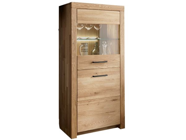 Kredens Solis IV Dębowa Harmonia Przechowywania i Dekoracji