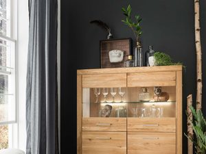 Miniaturka 4 - Elegancja i Styl Kredens Solis I z Naturalnego Dębu dla Twojej Jadalni