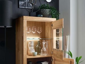 Miniaturka 3 - Kredens Solis IV Dębowa Harmonia Przechowywania i Dekoracji