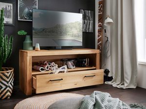 Miniaturka 3 - Nowoczesna szafka pod telewizor z ozdobnymi uchwytami