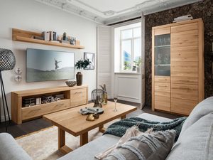 Miniaturka 3 - Półka Wisząca Solis II Dębowa Przestrzeń do Przechowywania Twoich Skarbów