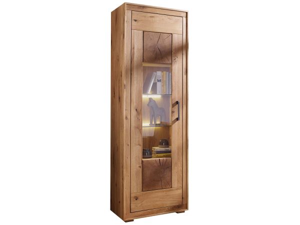 Szafka z półkami i przeszkleniem – styl klasyczny