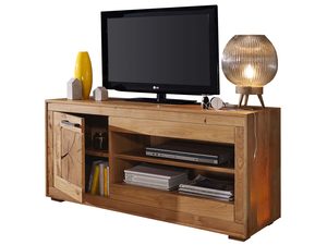 Miniaturka 1 - Komoda RTV z ozdobnym frontem i miejscem na sprzęt audio