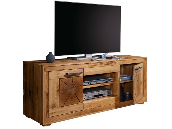 Szafka pod telewizor dębowa LUX