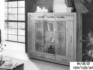 Miniaturka 8 - Masywny kredens dębowy LUX