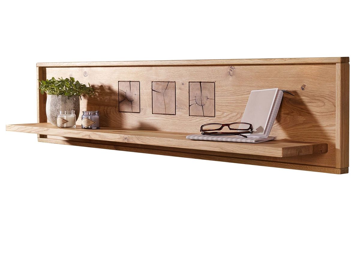 Dębowa półka wisząca LUX