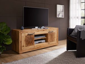 Miniaturka 1 - Szafka pod telewizor dębowa LUX