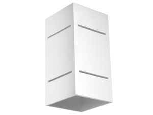 Miniaturka 12 - Nowoczesny biały kinkiet LED z podwójnym strumieniem światła