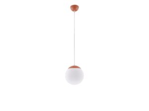 Miniaturka 15 - Minimalistyczna Lampa Wisząca UGO 20 w kolorze ochra czerwona
