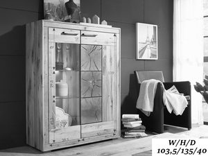 Miniaturka 6 - Wymiary eleganckiego kredensu