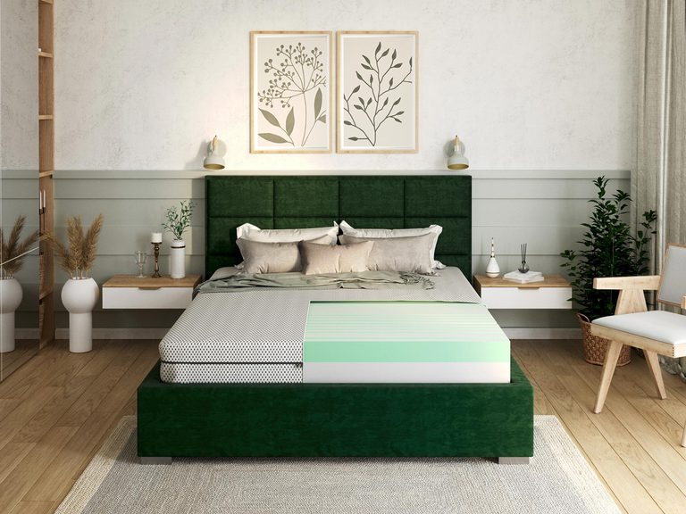 Naturalna sypialnia boho