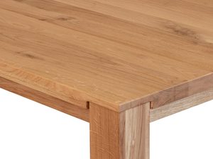 Miniaturka 3 - Noga i narożnik klasycznego stołu z naturalnego drewna dębowego