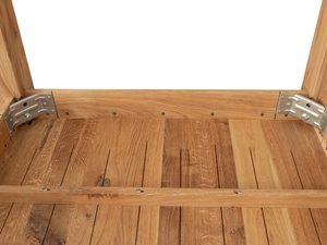 Miniaturka 4 - Rogowy detal klasycznego stołu z litego dębu