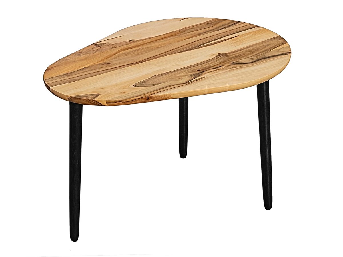 Stolik kawowy z drewna orzechowego Awokado