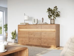 Miniaturka 1 - Komoda RTV z naturalnego drewna