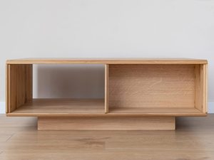 Miniaturka 5 - Szafka RTV z litego dębu z półką na sprzęt