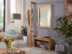 Miniaturka 6 - Przedpokój z dębowym lustrem i siedziskiem tapicerowanym