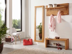 Miniaturka 4 - Przedpokój z szafką wiszącą, lustrem i siedziskiem