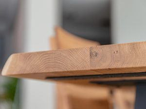 Miniaturka 7 - Dębowy stół z czarnymi nogami w stylu loftowym