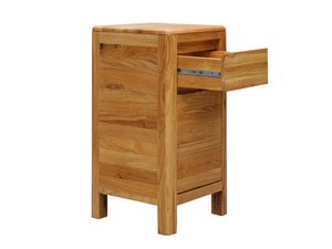 Miniaturka 11 - Szafka z litego dębu z wysuwaną szufladą i prostą formą