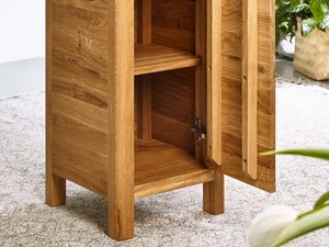 Miniaturka 6 - Prowadnica szuflady w szafce z drewna z cichym domykiem