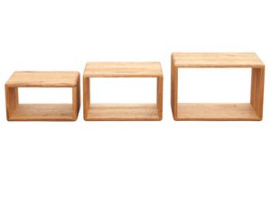 Miniaturka 4 - Minimalistyczne półki ścienne z litego dębu o różnych długościach