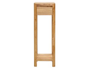 Miniaturka 5 - Wysoki stolik z litego drewna bez dolnej półki