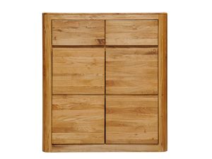 Miniaturka 7 - Szafka na buty z drewna dębowego z czterema frontami