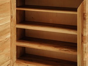 Miniaturka 10 - Półki wewnętrzne w szafce na buty z drewna dębowego