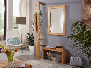 Miniaturka 2 - Wieszak stojący z drewna