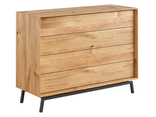 Loftowa komoda z czterema szufladami