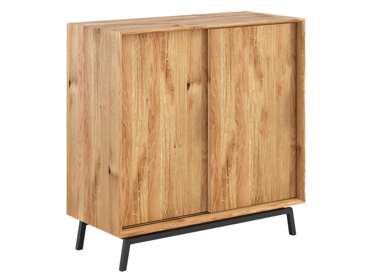 Komoda Winna Loft Naturalny Dąb Stal Oak Elegance