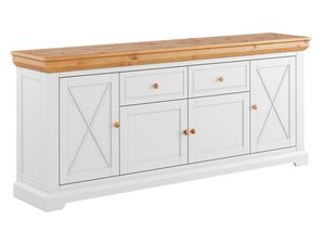 Miniaturka 9 - Stylizowana komoda z trzema szufladami i dekoracyjnym cokołem