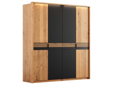 Szafa dębowa z podwójnymi drzwiami