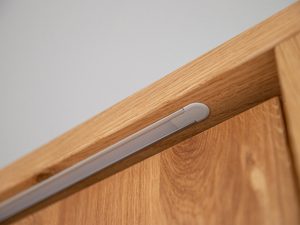 Miniaturka 7 - Półka z drewna z miejscem na montaż LED w górnej części