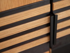 Miniaturka 9 - Lamele dekoracyjne w czarno-dębowej szafie